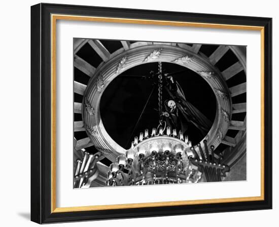 Phantom Of The Opera, Claude Rains, 1943, Chandelier-null-Framed Photo