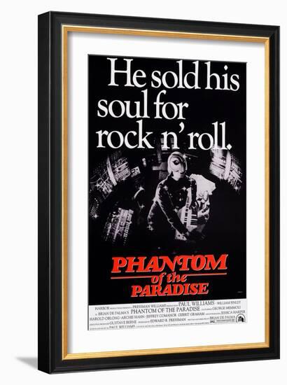 Phantom of the Paradise, William Finley (As the Phantom), 1974-null-Framed Premium Giclee Print