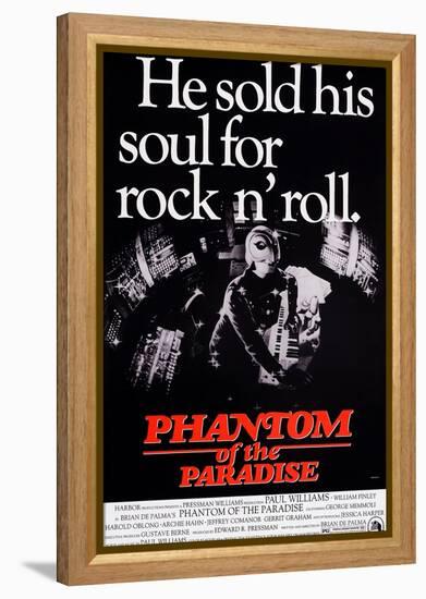 Phantom of the Paradise, William Finley (As the Phantom), 1974-null-Framed Stretched Canvas