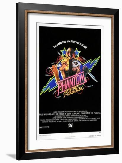 Phantom of the Paradise-null-Framed Art Print