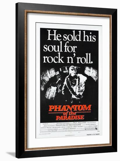 Phantom of the Paradise-null-Framed Art Print