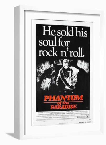 Phantom of the Paradise-null-Framed Art Print