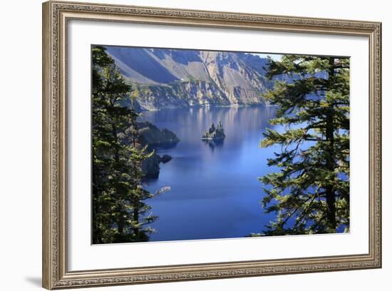 Phantom Ship Rock Formation-Steve Terrill-Framed Photographic Print