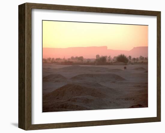 Pharaoh Akhenaten, Tel el Amarna, Amarna, Egypt-Kenneth Garrett-Framed Photographic Print