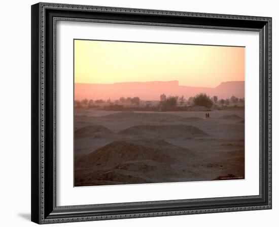 Pharaoh Akhenaten, Tel el Amarna, Amarna, Egypt-Kenneth Garrett-Framed Photographic Print