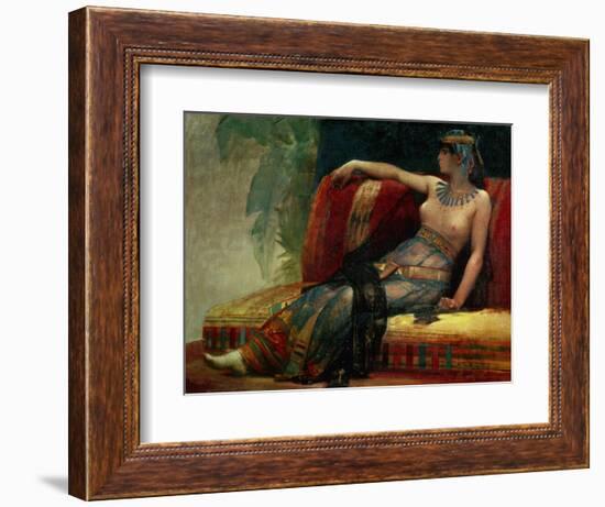 Pharaoh Cleopatra VII. Canvas.-Alexandre Cabanel-Framed Giclee Print