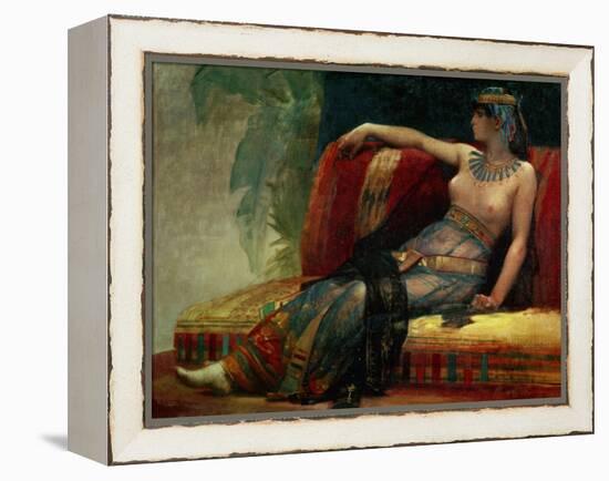 Pharaoh Cleopatra VII. Canvas.-Alexandre Cabanel-Framed Premier Image Canvas