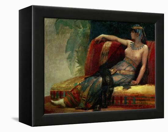 Pharaoh Cleopatra VII. Canvas.-Alexandre Cabanel-Framed Premier Image Canvas