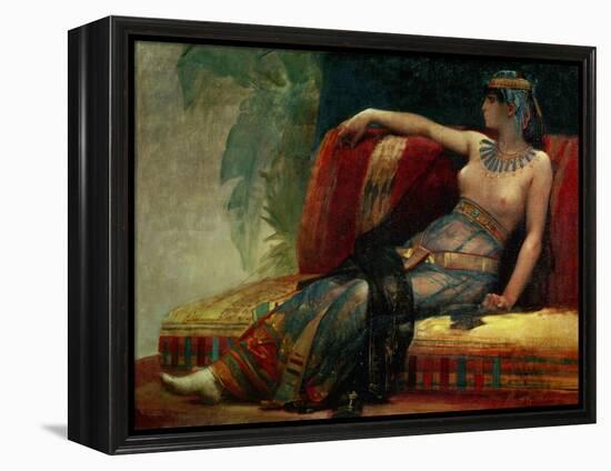 Pharaoh Cleopatra VII. Canvas.-Alexandre Cabanel-Framed Premier Image Canvas