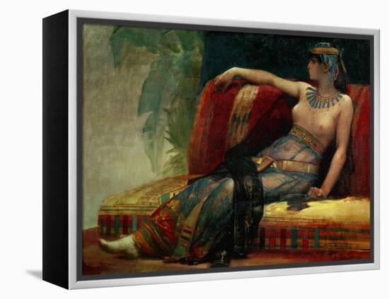 Pharaoh Cleopatra VII. Canvas.-Alexandre Cabanel-Framed Premier Image Canvas