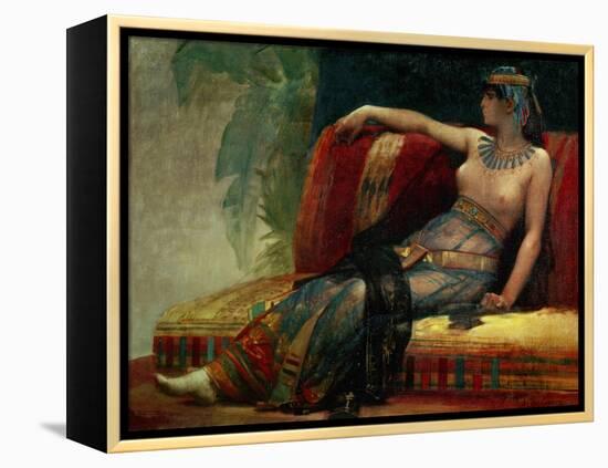 Pharaoh Cleopatra VII. Canvas.-Alexandre Cabanel-Framed Premier Image Canvas