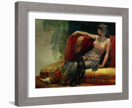 Pharaoh Cleopatra VII. Canvas.-Alexandre Cabanel-Framed Giclee Print