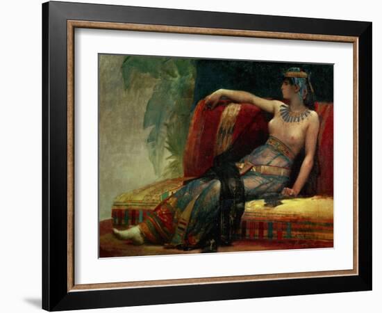 Pharaoh Cleopatra VII. Canvas.-Alexandre Cabanel-Framed Giclee Print