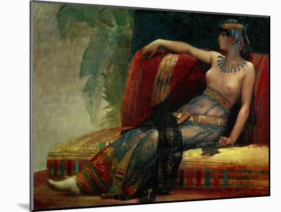 Pharaoh Cleopatra VII. Canvas.-Alexandre Cabanel-Mounted Giclee Print