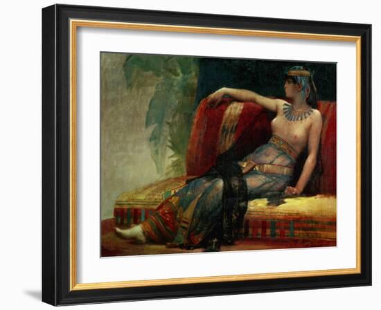 Pharaoh Cleopatra VII. Canvas.-Alexandre Cabanel-Framed Giclee Print