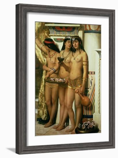 Pharaoh's Handmaidens-John Collier-Framed Giclee Print