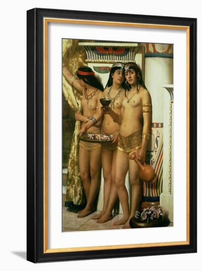 Pharaoh's Handmaidens-John Collier-Framed Giclee Print