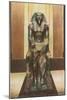 Pharaoh Statue in Cairo Museum, Egypt-null-Mounted Art Print