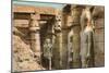 Pharaoh Statues, Luxor, Egypt-null-Mounted Art Print