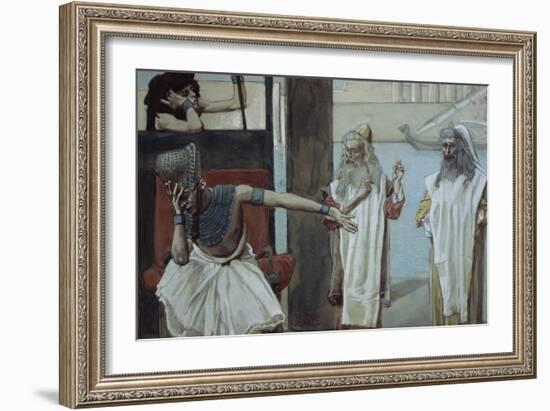 Pharaoh Sueth to Moses-James Tissot-Framed Giclee Print