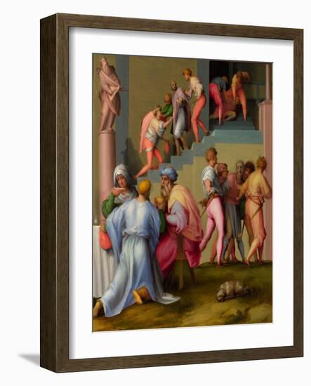 Pharaoh with the Butler and Baker-Jacopo Pontormo-Framed Giclee Print