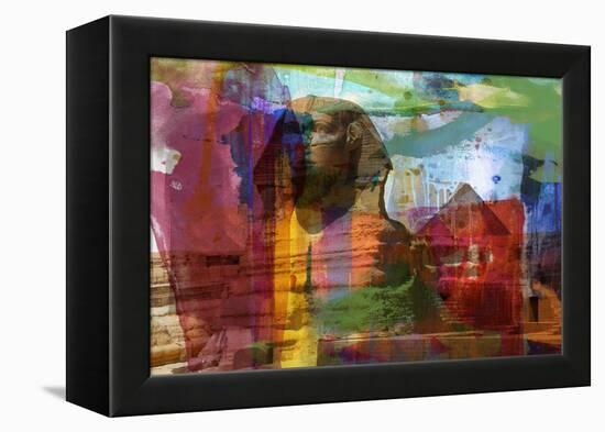 Pharaohs and Pyramids I-Sisa Jasper-Framed Premier Image Canvas