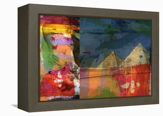 Pharaohs and Pyramids II-Sisa Jasper-Framed Premier Image Canvas