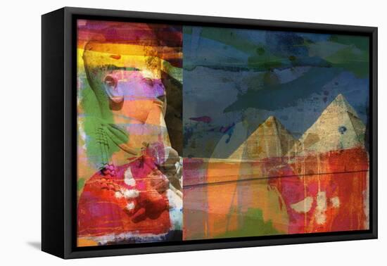 Pharaohs and Pyramids II-Sisa Jasper-Framed Premier Image Canvas