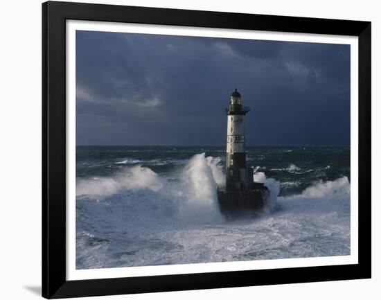 Phare d'Ar-Men, Bretagne-Jean Guichard-Framed Art Print