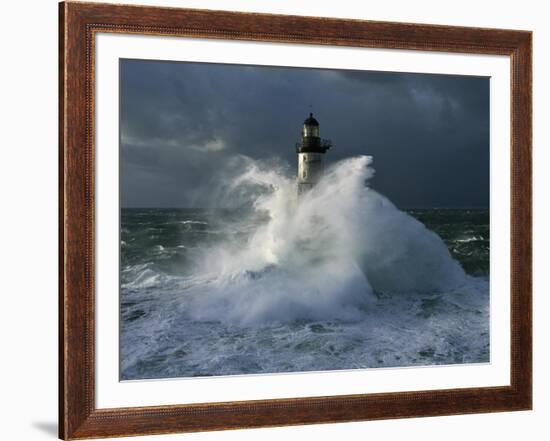 Phare d'Ar-Men I-Jean Guichard-Framed Art Print