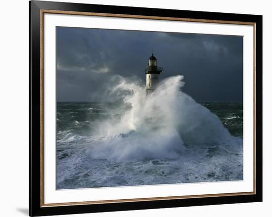 Phare d'Ar-Men I-Jean Guichard-Framed Art Print