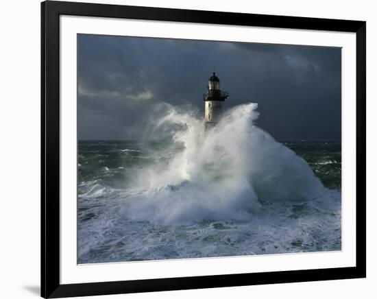 Phare d'Ar-Men I-Jean Guichard-Framed Art Print