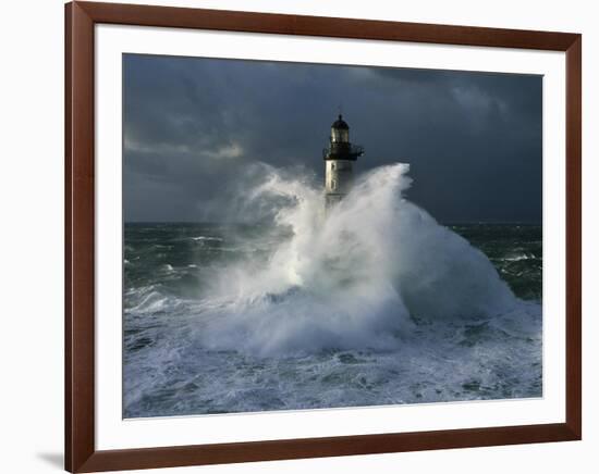 Phare d'Ar-Men I-Jean Guichard-Framed Art Print