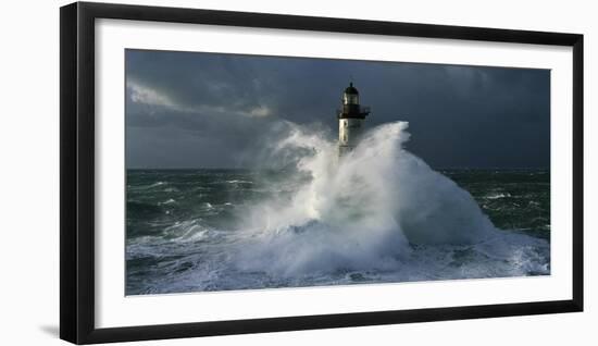 Phare d'Ar-Men II-Jean Guichard-Framed Art Print