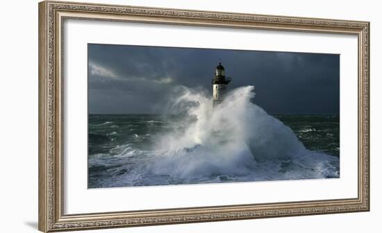 Phare d'Ar-Men II-Jean Guichard-Framed Art Print