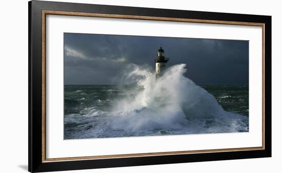 Phare d'Ar-Men II-Jean Guichard-Framed Art Print