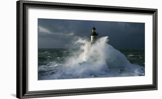 Phare d'Ar-Men II-Jean Guichard-Framed Art Print