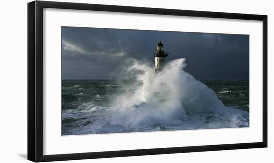 Phare d'Ar-Men II-Jean Guichard-Framed Art Print