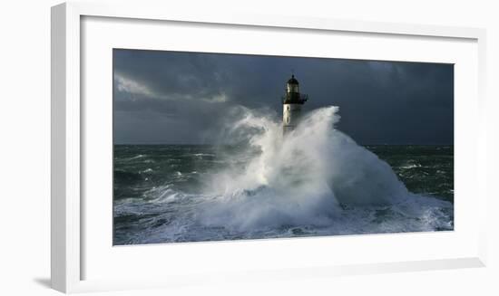 Phare d'Ar-Men II-Jean Guichard-Framed Art Print