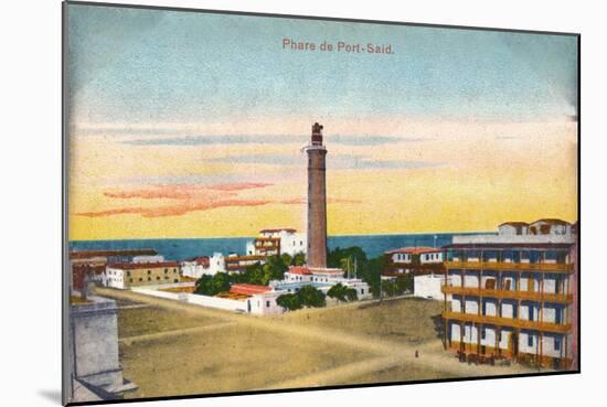 'Phare de Port-Said', c1900-Unknown-Mounted Giclee Print