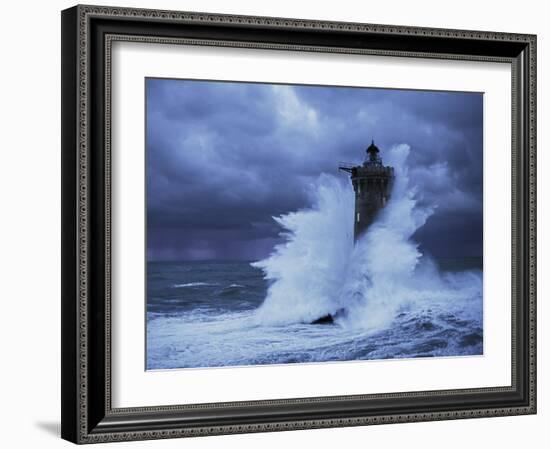 Phare du Four, Bretagne-Jean Guichard-Framed Art Print