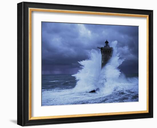 Phare du Four, Bretagne-Jean Guichard-Framed Art Print