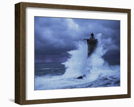 Phare du Four, Bretagne-Jean Guichard-Framed Art Print