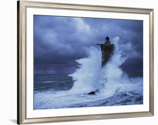 Phare du Four, Bretagne-Jean Guichard-Framed Art Print