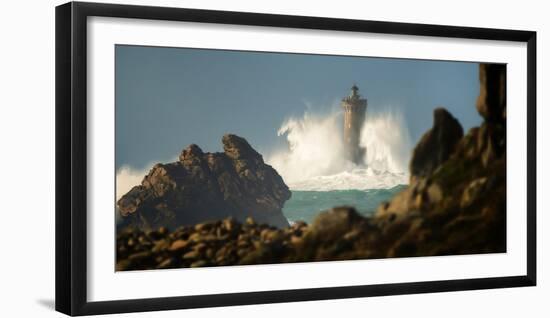 Phare du Four in Brittany-Philippe Manguin-Framed Photographic Print