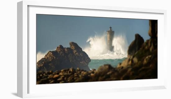 Phare du Four in Brittany-Philippe Manguin-Framed Photographic Print