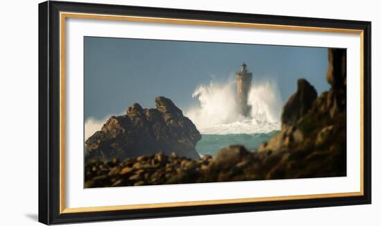 Phare du Four in Brittany-Philippe Manguin-Framed Photographic Print