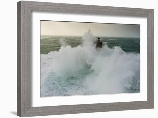 Phare Du Four Lors De La Tempête Ruzica-Mathieu Rivrin-Framed Photographic Print