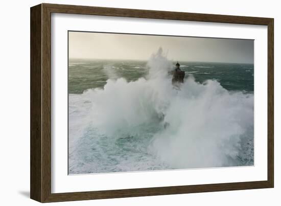 Phare Du Four Lors De La Tempête Ruzica-Mathieu Rivrin-Framed Photographic Print