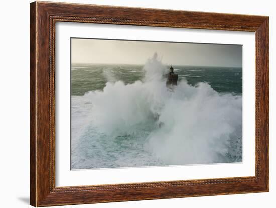 Phare Du Four Lors De La Tempête Ruzica-Mathieu Rivrin-Framed Photographic Print